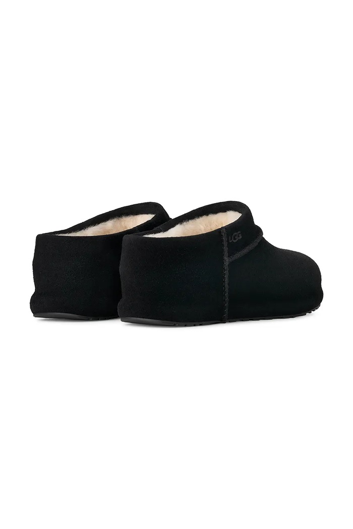 Obuv UGG Šľapky dámske semišové W Enwrap Clog 1180254.BLK čierna