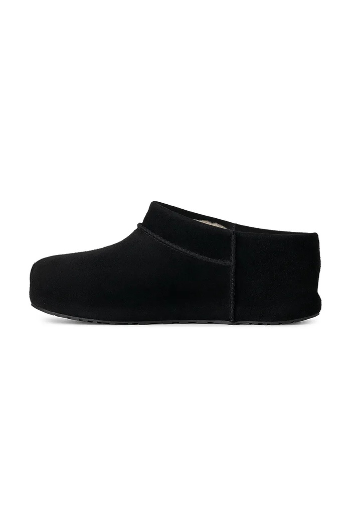 Šľapky dámske semišové W Enwrap Clog UGG 1180254.BLK čierna