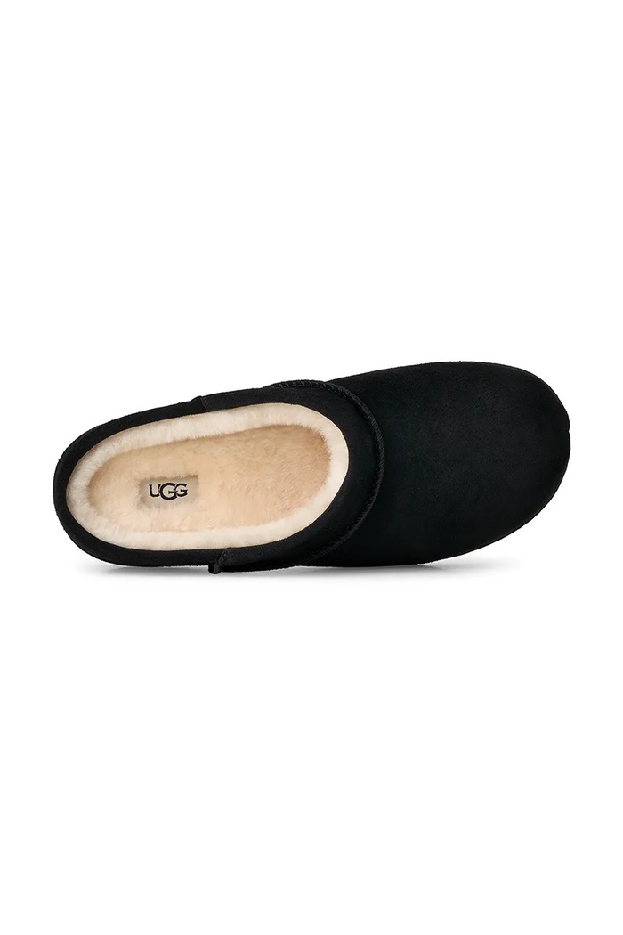 Šľapky dámske semišové W Enwrap Clog UGG čierna 1180254.BLK