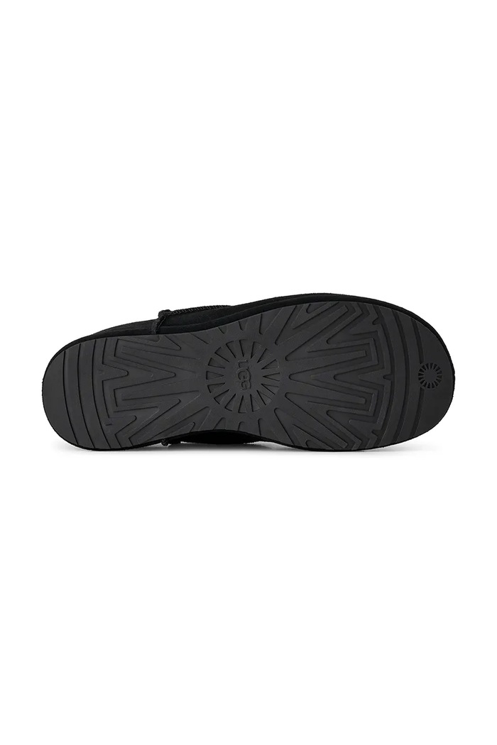 UGG Šľapky dámske semišové W Enwrap Clog 1180254.BLK