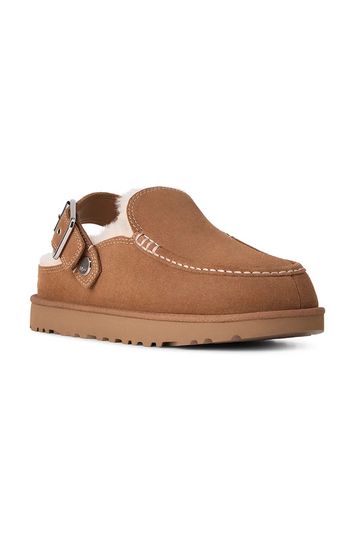 UGG Σαγιονάρες Γυναικείες σουέτ W Goldenstar Evelina Clog 1180251.CHE καφέ AW26