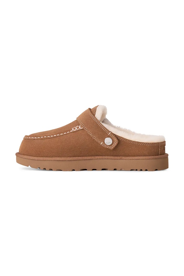 Σαγιονάρες Γυναικείες σουέτ W Goldenstar Evelina Clog UGG 1180251.CHE καφέ