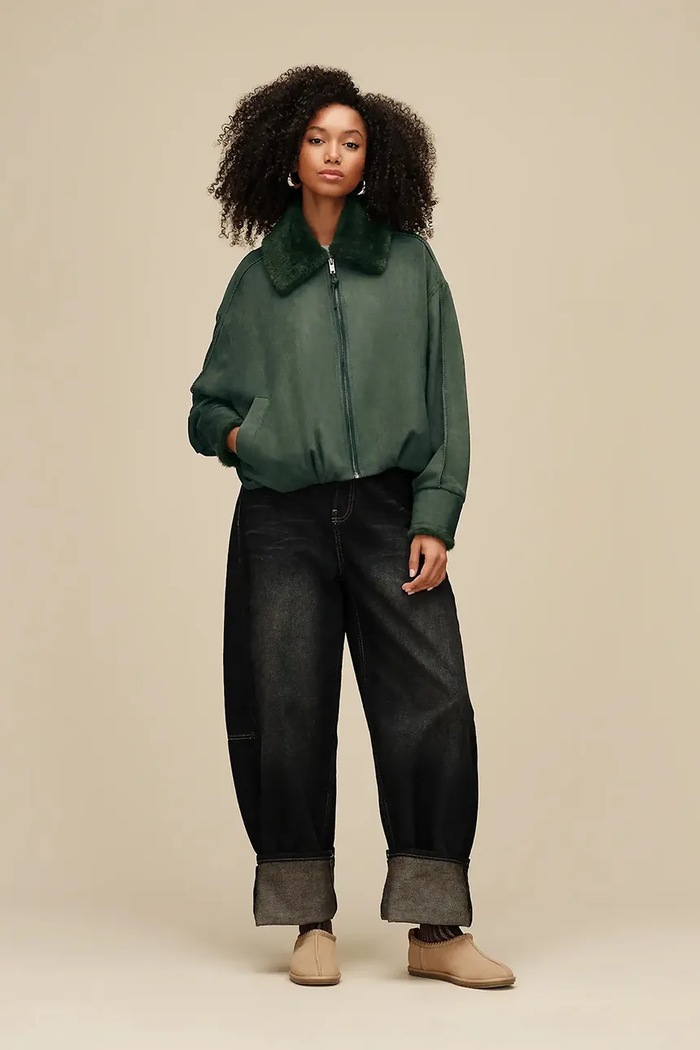 UGG Papuče dámske semišové W Tasman Deconstructed 1177490.SAN