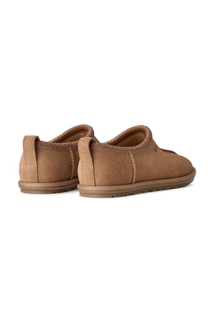 Obuwie UGG Kapcie damskie zamszowe W Tasman Deconstructed 1177490.CHE brązowy