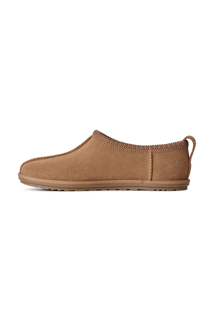 Kapcie damskie zamszowe W Tasman Deconstructed UGG 1177490.CHE brązowy