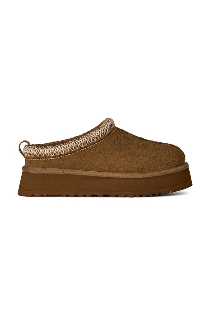 UGG Papuče za žene od brušene kože W Tazz II smeđa 1174471.LBNZ