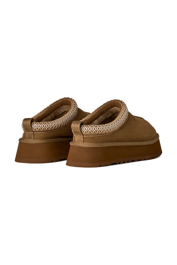 Obuća UGG Papuče za žene od brušene kože W Tazz II 1174471.LBNZ smeđa