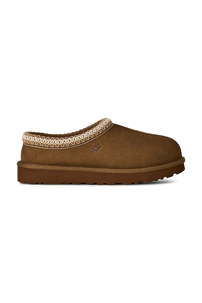 UGG kapcie damskie zamszowe W Tasman II brązowy 1174470.LBNZ