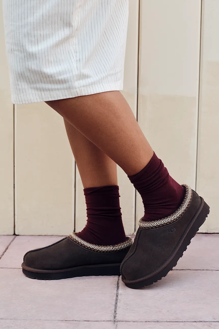 UGG Kapcie damskie zamszowe W Tasman II 1174470.DDC