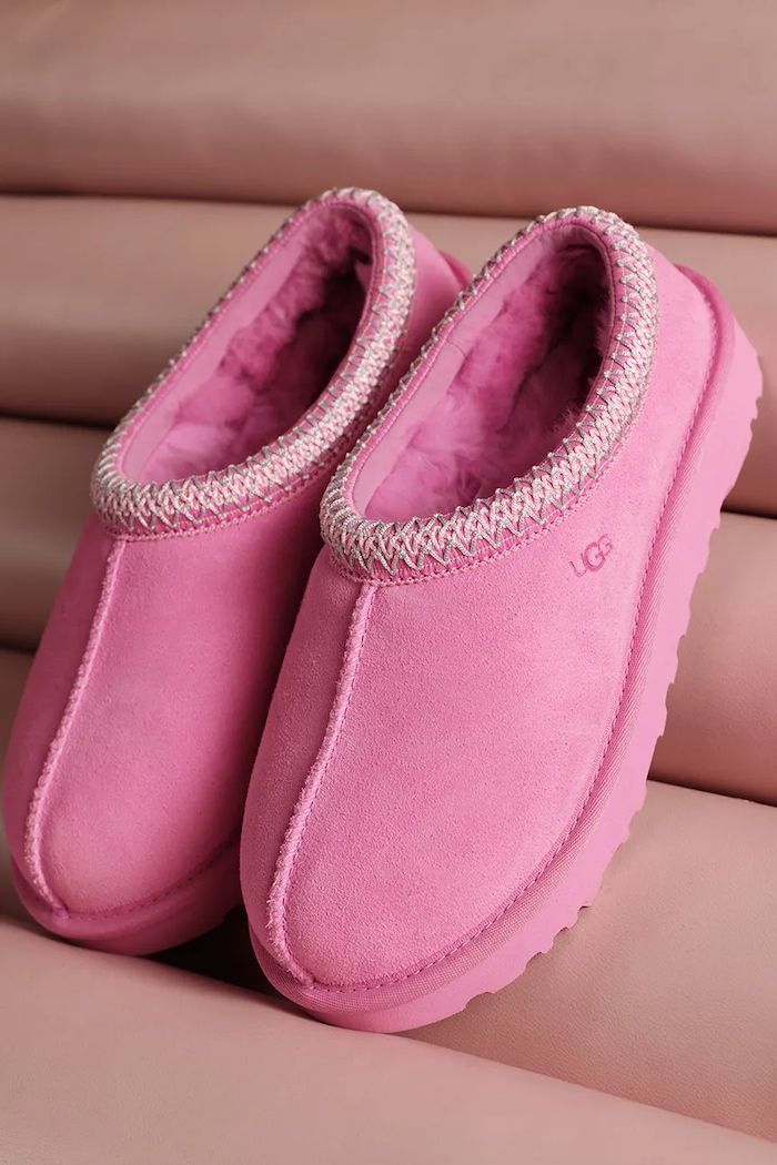 UGG W Tasman II kapcie damskie zamszowe 1174470.BHTF