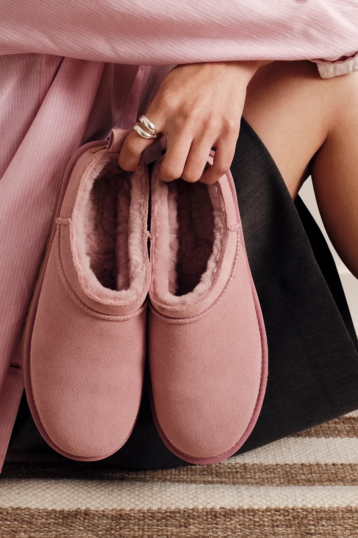 UGG Papuče dámske semišové W Classic Micro 1173891.DYR