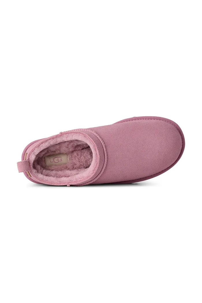 Papuče dámske semišové W Classic Micro UGG ružová 1173891.DYR