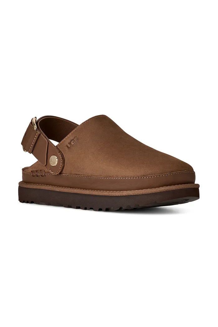 UGG Σαγιονάρες mules Γυναικεία nubuck W Goldenstar Villa Clog 1169590.DKC καφέ AW26
