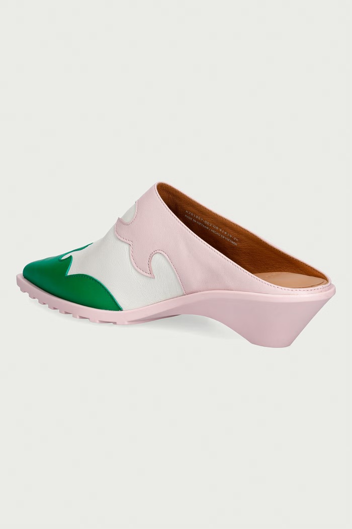 Обувь Camper шлёпанцы мюли для женщин кожаные Anita K201957.002 розовый