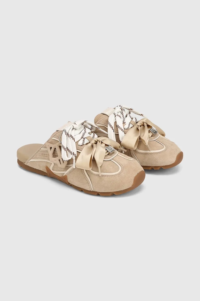 Naked Wolfe női velúr papucs Admire Off White Suede Admire.Off.White.Suede bézs AW26