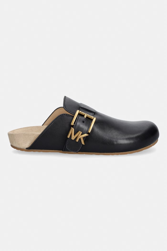 MICHAEL Michael Kors natikači ženski usnjeni Greer Mule 40T6GRFP1L.001 črna AW26