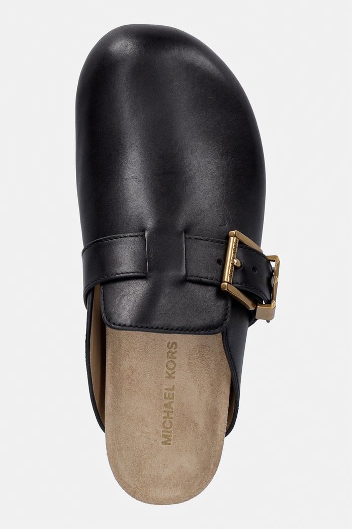 MICHAEL Michael Kors natikači ženski usnjeni Greer Mule črna 40T6GRFP1L.001