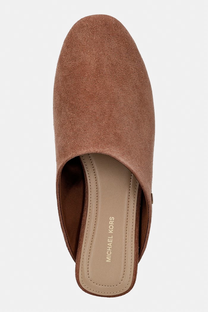 MICHAEL Michael Kors σαγιονάρες mules Γυναικεία σουέτ Cady Mule καφέ 40T6CDFP1S.230