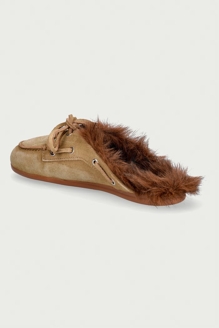 Взуття Posa капці жіночі замшеві Boat Loafer Mule PW265.207 зелений