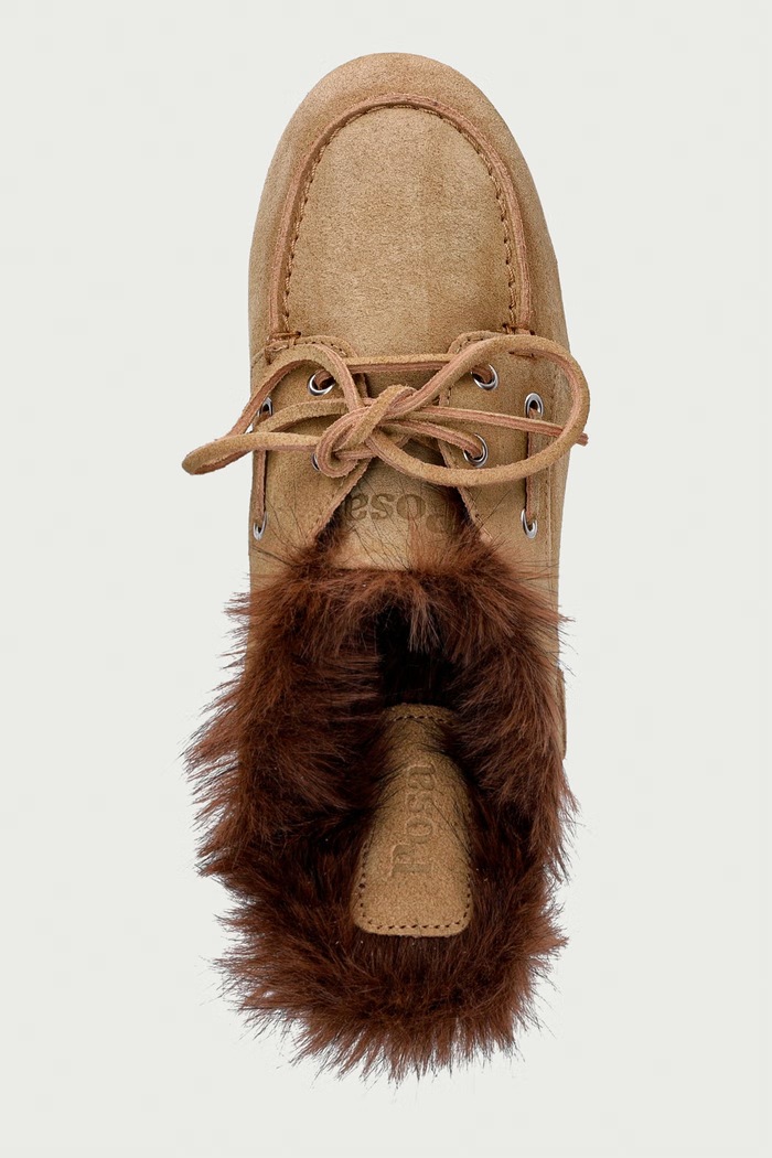 Posa капці жіночі замшеві Boat Loafer Mule зелений PW265.207