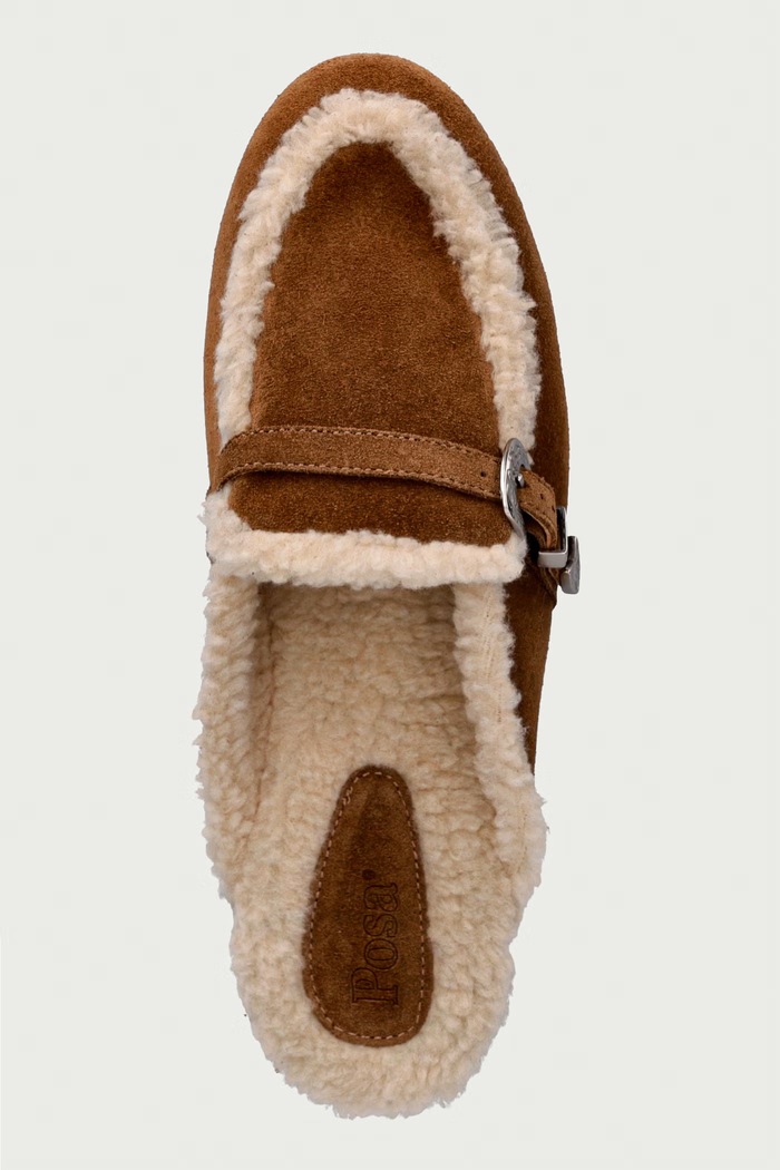 Posa σαγιονάρες mules Γυναικεία σουέτ Aspen Mule καφέ PW231.215