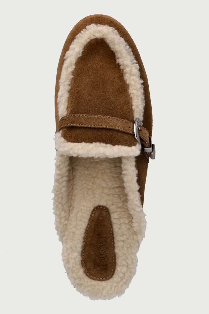Šľapky mules dámske semišové Aspen Mule Posa PW231.215 hnedá