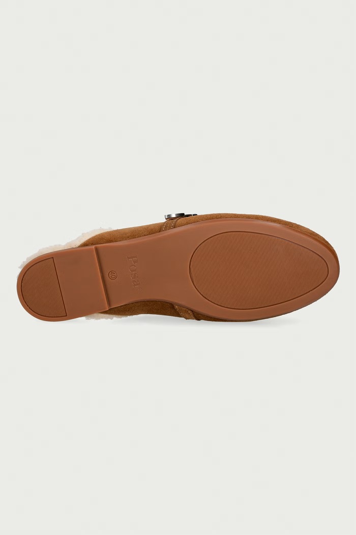 Posa σαγιονάρες mules Γυναικεία σουέτ Aspen Mule PW231.215 καφέ