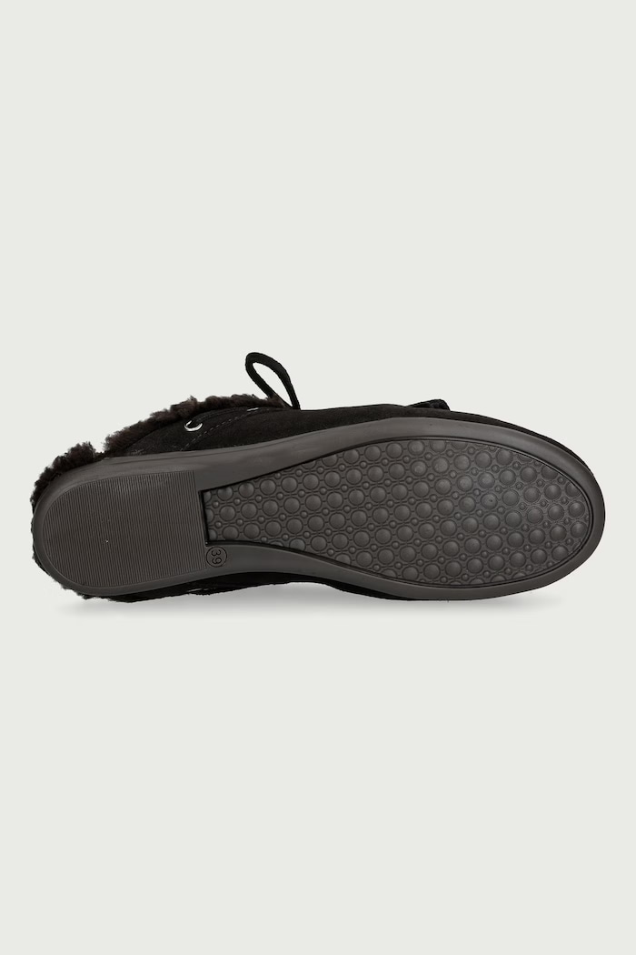 Kapcie damskie zamszowe Boat Loafer Mule Posa brązowy PW108.220