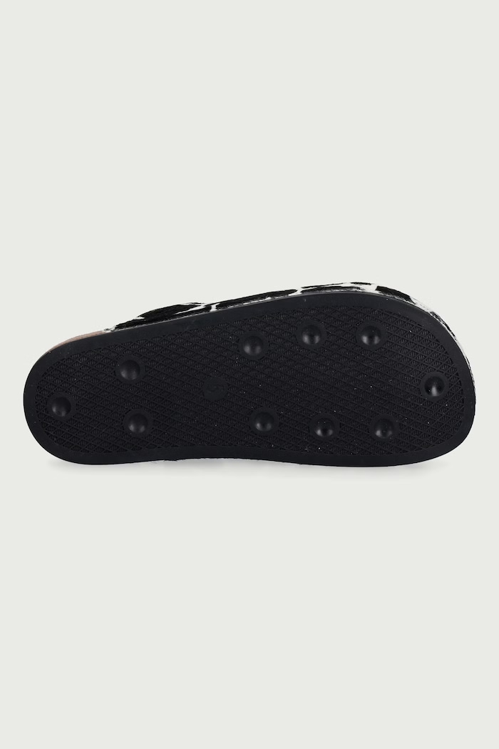 Klapki mules damskie skórzane Adimule adidas Originals czarny KI0407