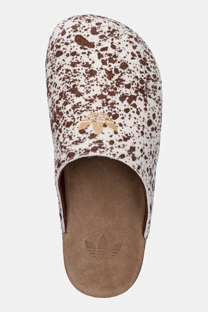 adidas Originals σαγιονάρες Γυναικείες δερμάτινες Adimule καφέ KI0404
