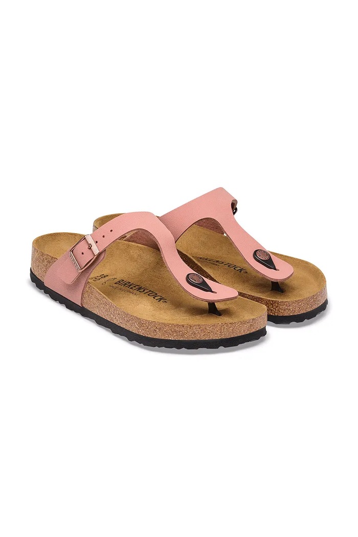 Obuv Birkenstock žabky dámske Gizeh Birkibuc 1033151 ružová
