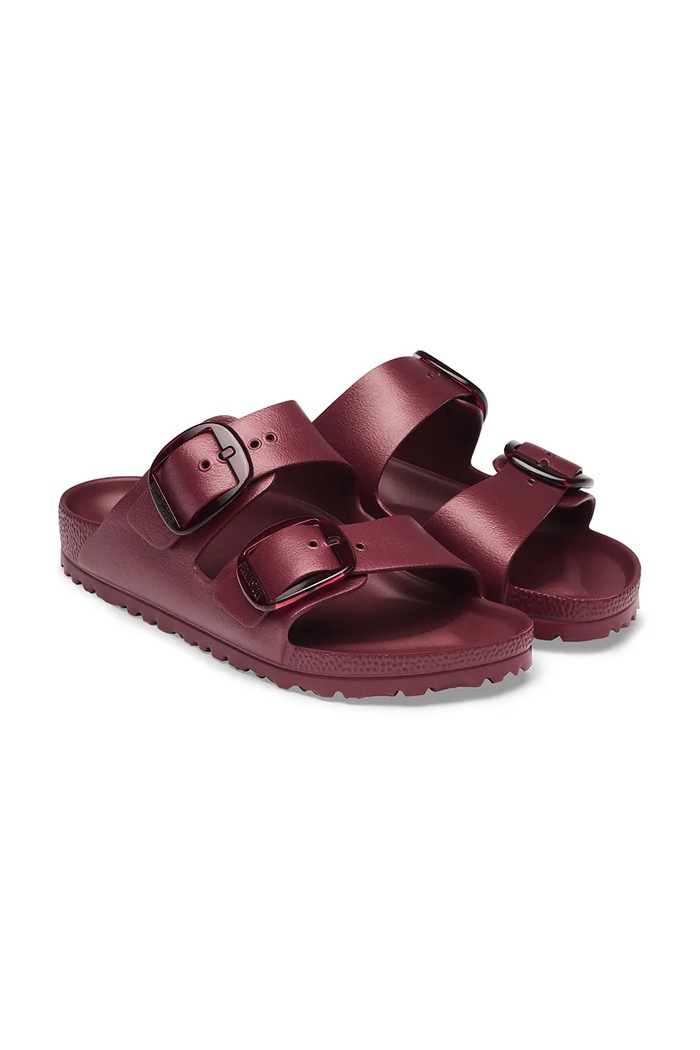Obuwie Birkenstock klapki basenowe damskie Arizona Big Buckle EVA 1033115 bordowy