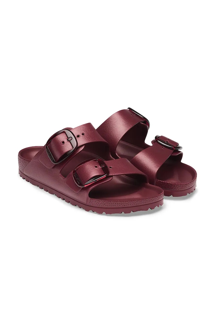 Obuwie Birkenstock klapki basenowe damskie Arizona Big Buckle EVA 1033115 bordowy