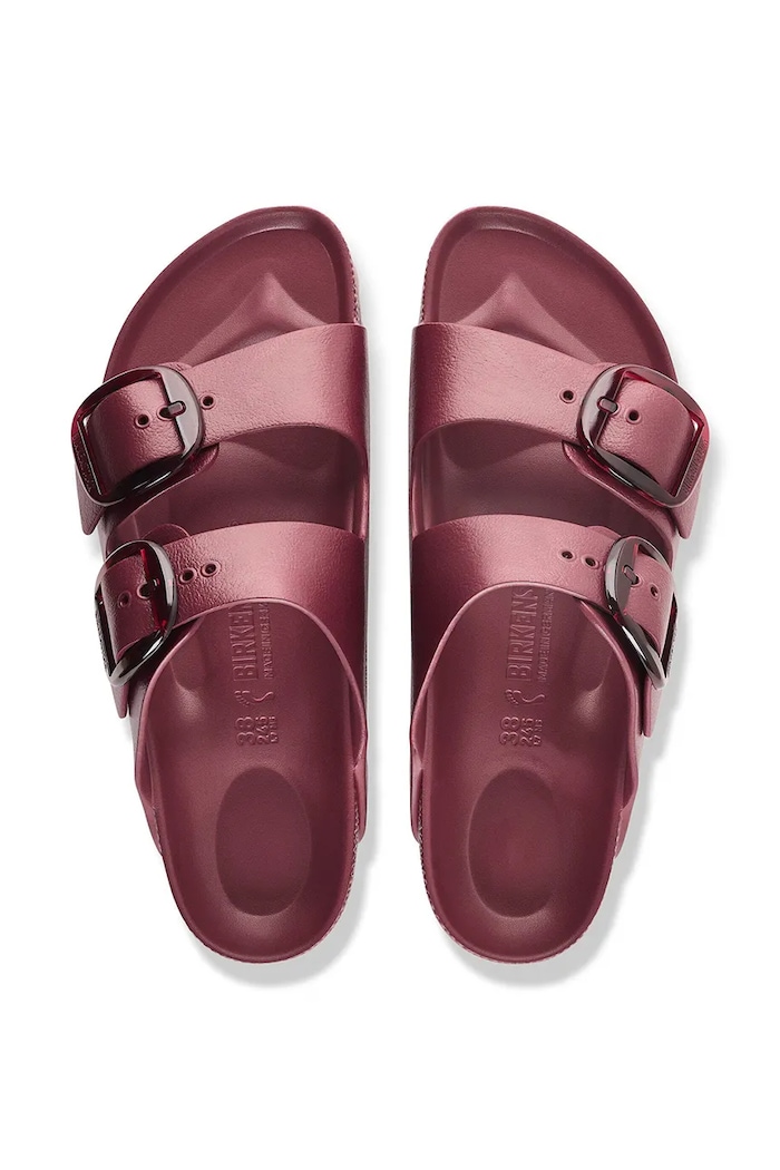 Birkenstock papuci pentru piscină pentru femei Arizona Big Buckle EVA 1033115 burgundia