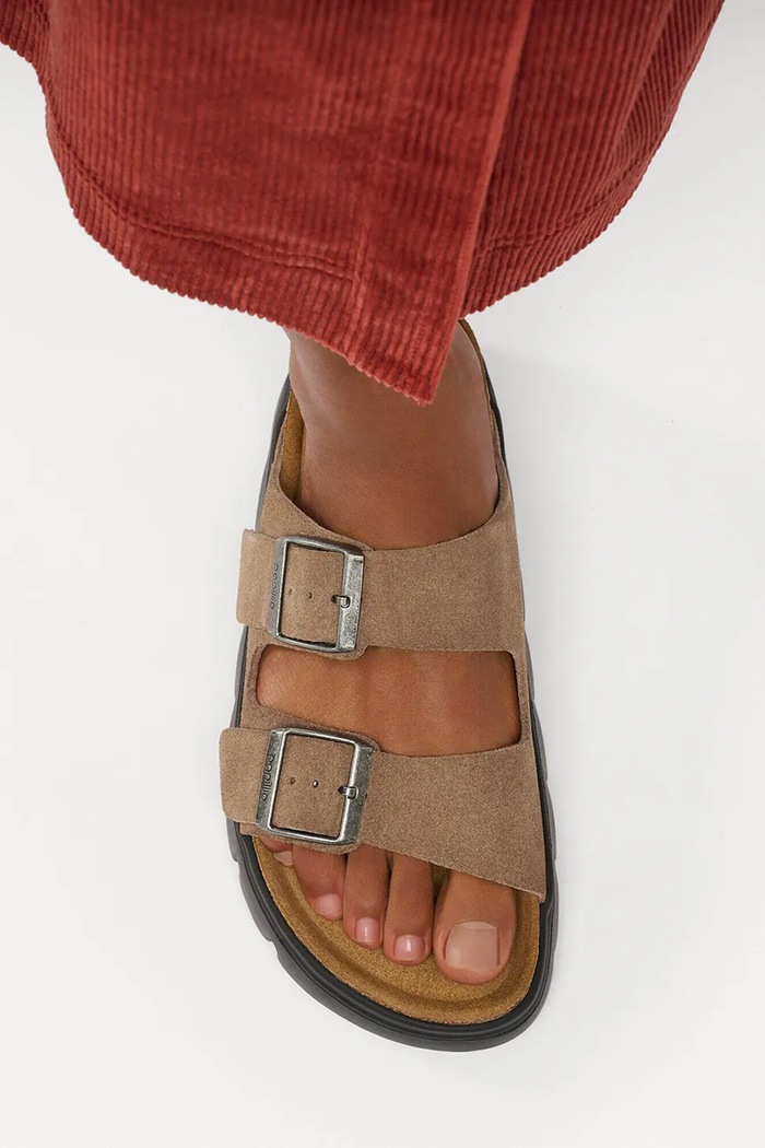 Birkenstock šľapky dámske semišové Arizona Chunky Suede Leather 1033080