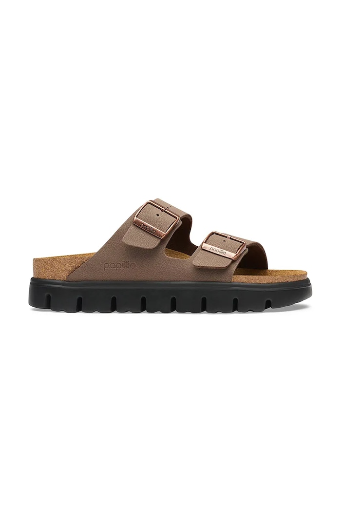 Birkenstock σαγιονάρες Γυναικεία x Papillio Arizona Chunky Birkibuc καφέ 1033056