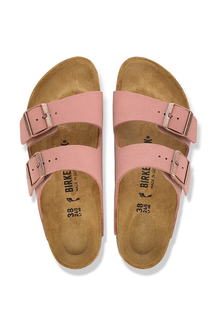 Birkenstock šľapky dámske Arizona Birkibuc 1033009 ružová
