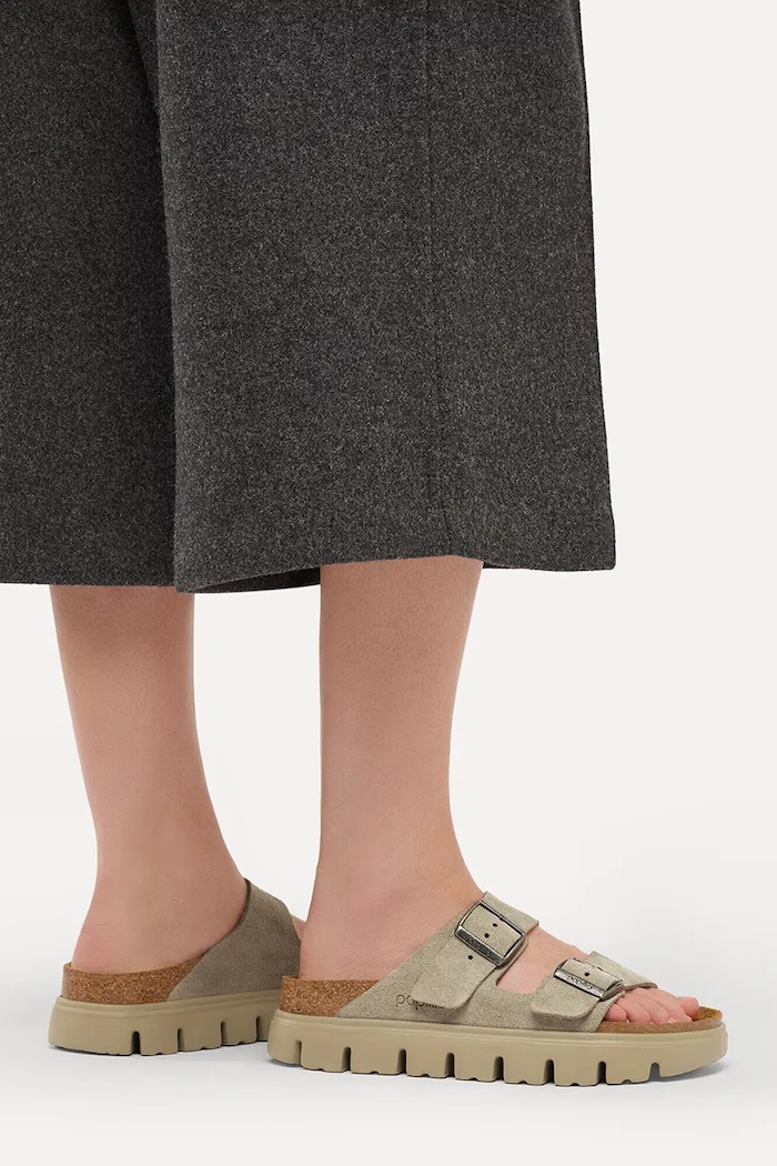 Birkenstock x Papillio жіночі замшеві шльопанці Arizona Chunky Suede Leather 1032996