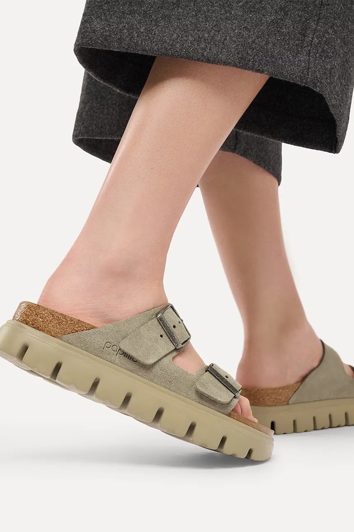 Birkenstock x Papillio жіночі замшеві шльопанці Arizona Chunky Suede Leather 1032996