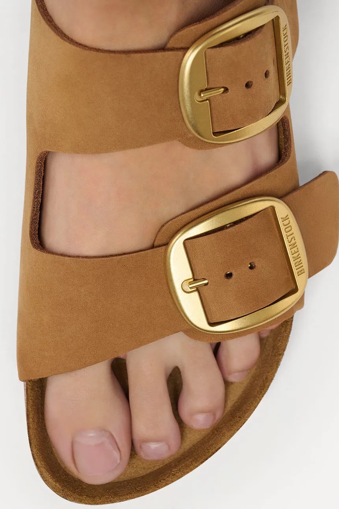 Birkenstock šľapky dámske nubukové Arizona Big Buckle Nubuck Leather 1032989