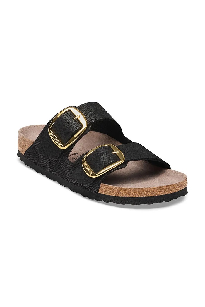 Birkenstock šľapky dámske Arizona Big Buckle Synthetics Python 1032881 čierna AW26