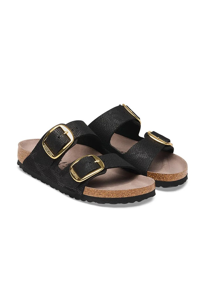 Obuv Birkenstock šľapky dámske Arizona Big Buckle Synthetics Python 1032881 čierna