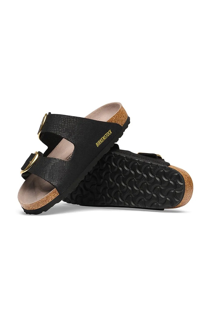 Birkenstock šľapky dámske Arizona Big Buckle Synthetics Python čierna 1032881
