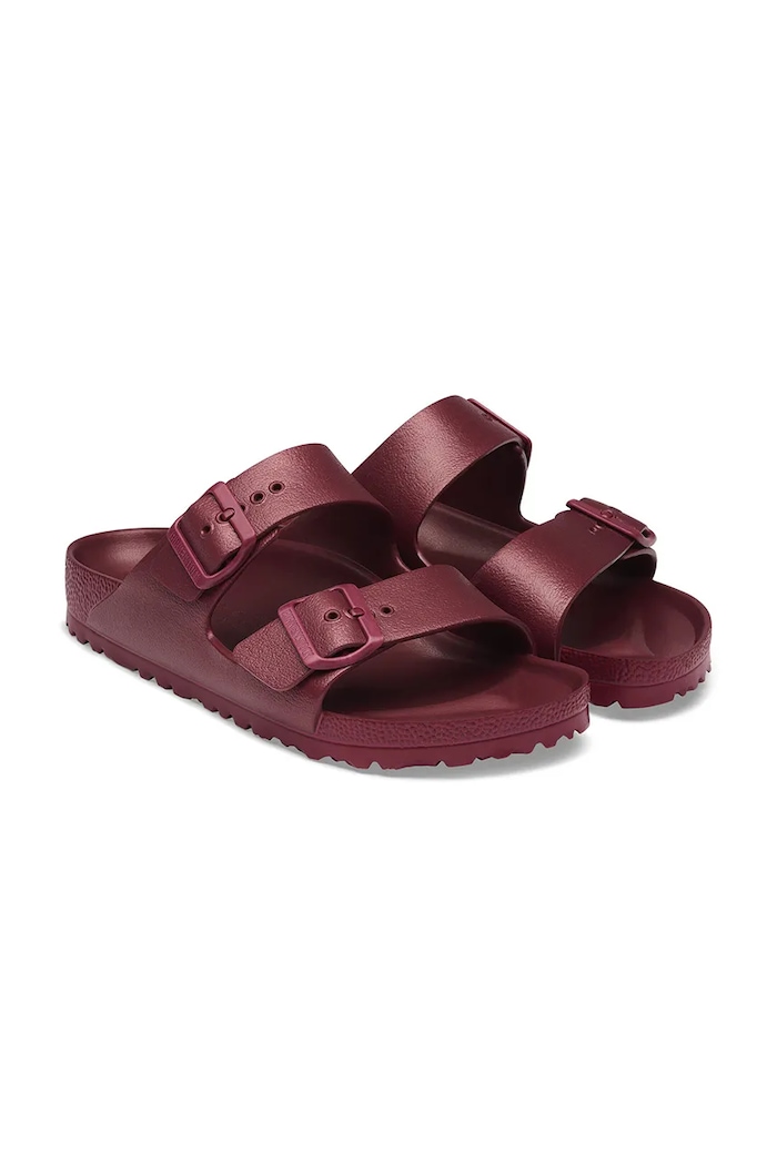Obuwie Birkenstock klapki damskie Arizona Essentials EVA 1032862 bordowy