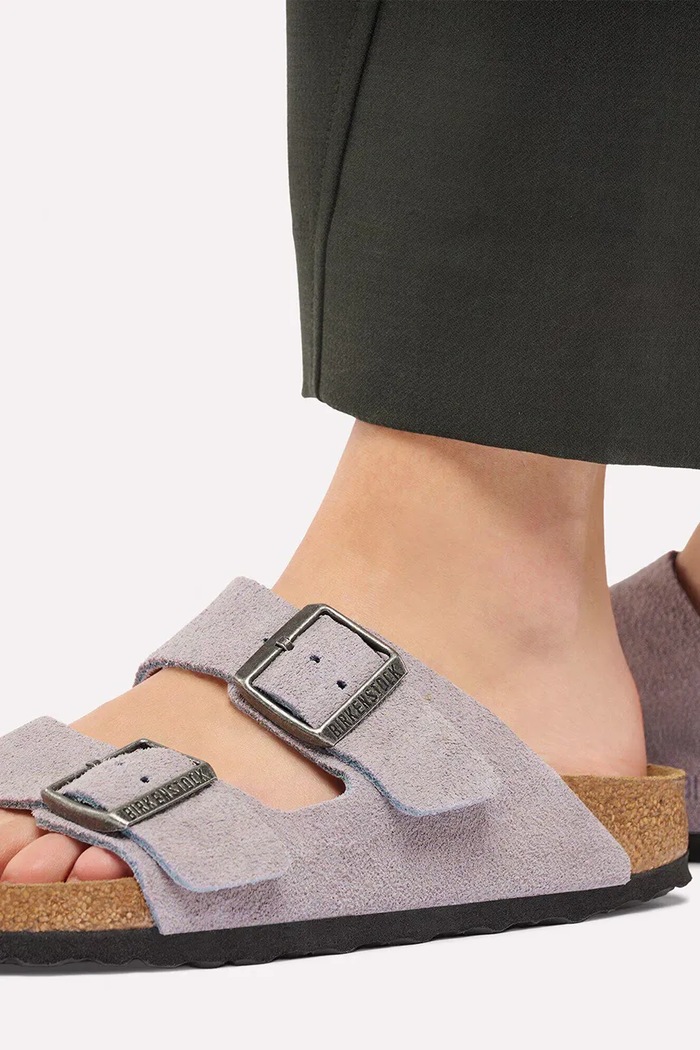 Birkenstock šľapky dámske semišové Arizona Suede Leather 1032748