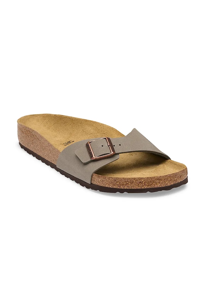 Birkenstock šľapky dámske Madrid Birkibuc 1013908 sivá AW26