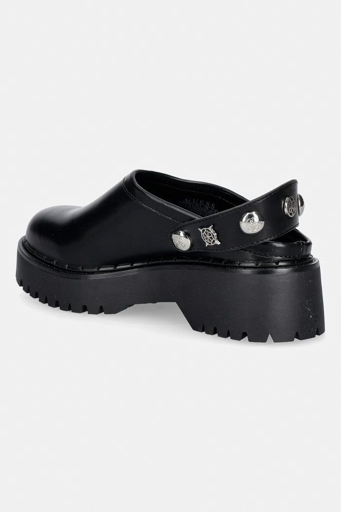 Scarpe Guess ciabatte slide mules da donna WENNA FLTWNE.ELE01.BLACK nero