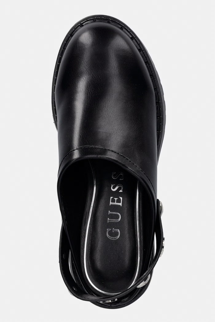 Guess ciabatte slide mules da donna WENNA nero FLTWNE.ELE01.BLACK