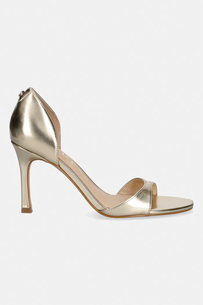 Guess štikle s visokom potpeticom za žene KALICO FLTKAO.LEL03.GOLD zlatna AW26