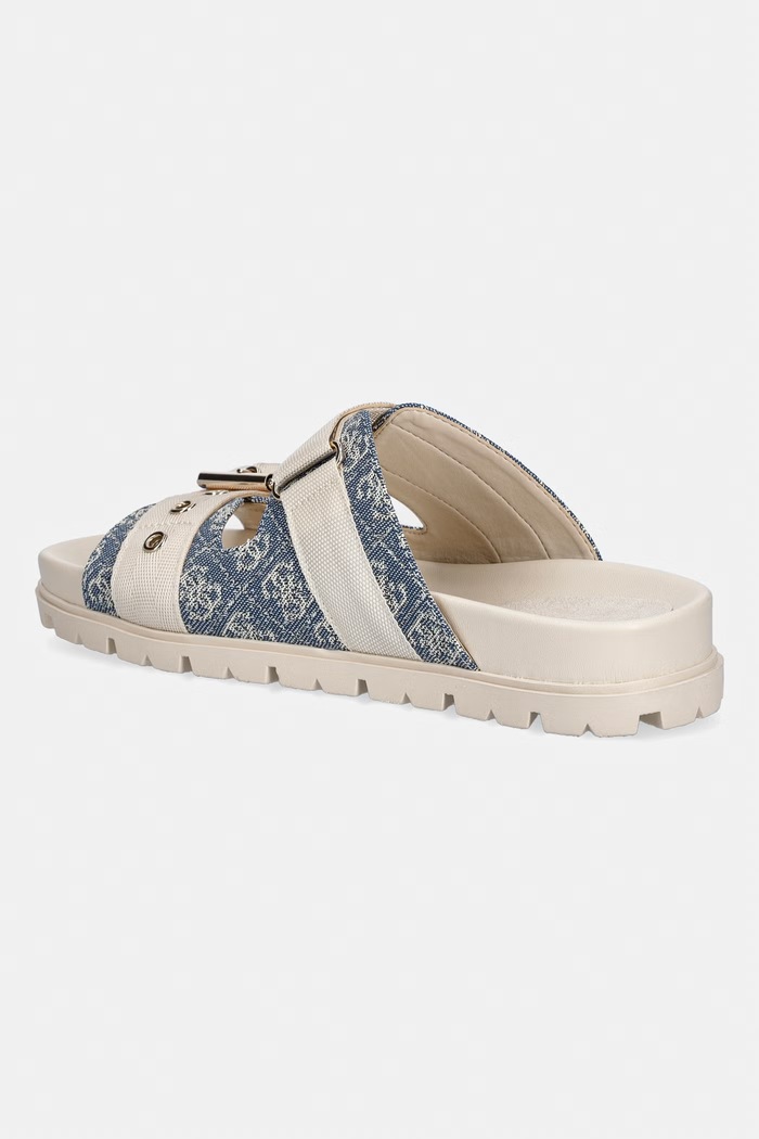Cipők Guess női papucs FAXONA2 FLTFX2.FAB03.CREAM bézs